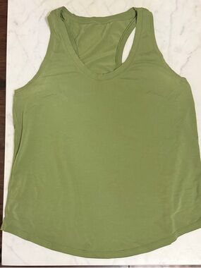 lululemon athletica Olive Green Racerback Tank Top